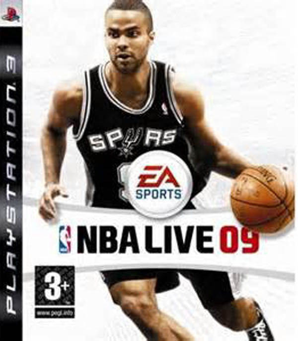 NBA Live 09 Video Game Back Title by WonderClub