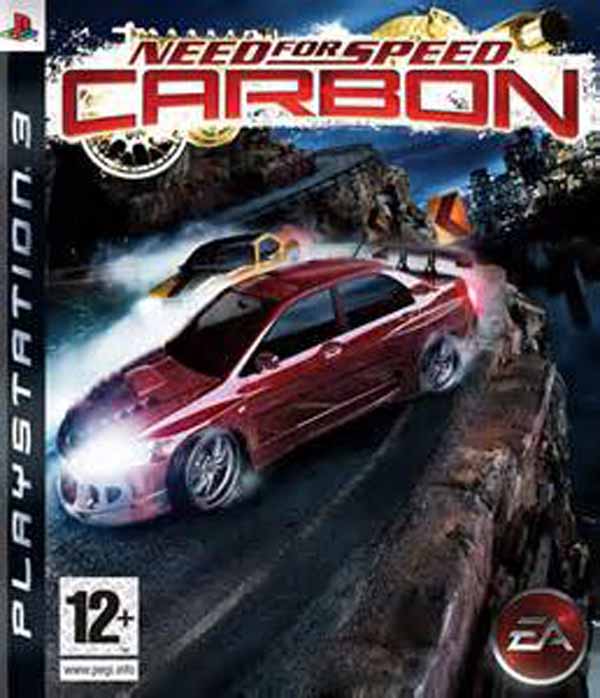 Need For Speed: Carbon Video Game Back Title by WonderClub