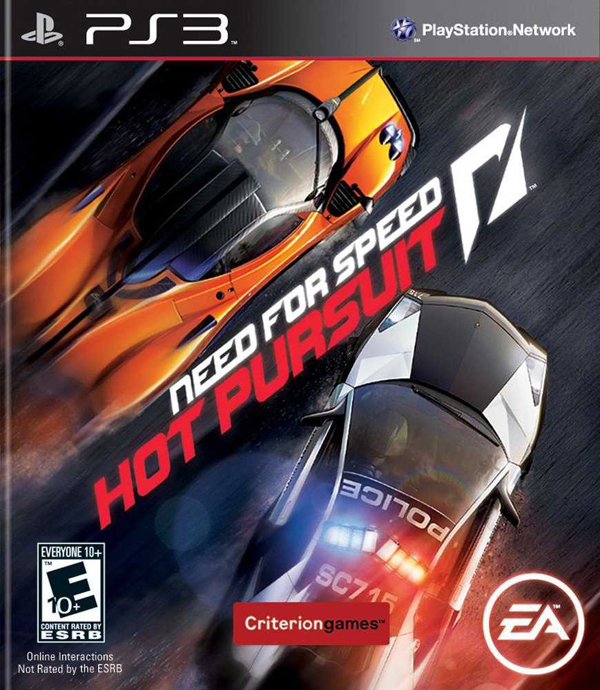 Need For Speed: Hot Pursuit Video Game Back Title by WonderClub