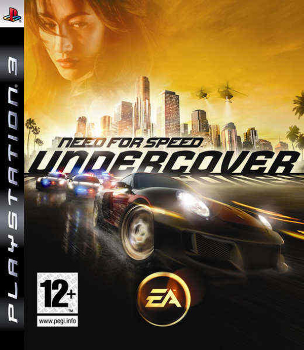 Need For Speed: Undercover Video Game Back Title by WonderClub