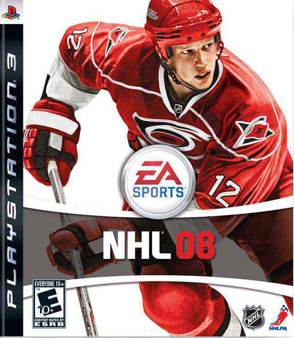 NHL 08 Video Game Back Title by WonderClub