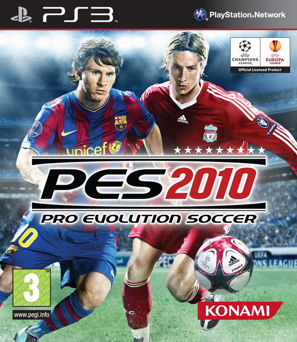 Pro Evolution Soccer 2010 Video Game Back Title by WonderClub