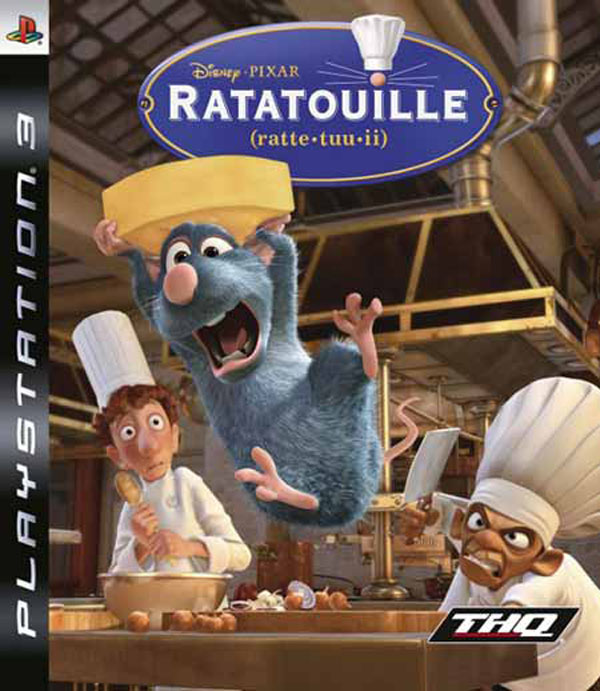 Ratatouille  Video Game Back Title by WonderClub