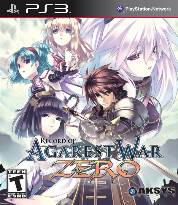 Record Of Agarest War Zero Video Game Back Title by WonderClub