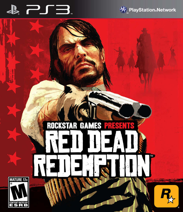 Red Dead Redemption Video Game Back Title by WonderClub