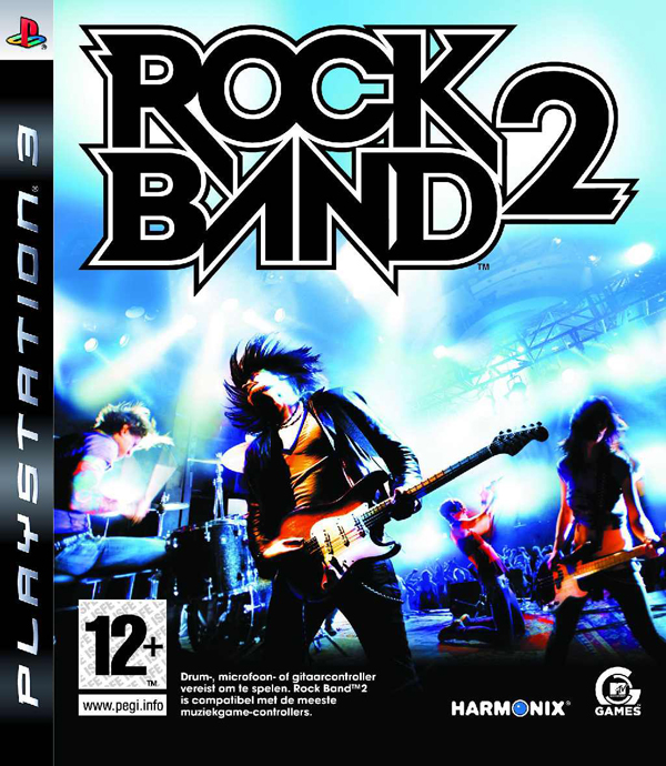 Rock Band 2 Video Game Back Title by WonderClub