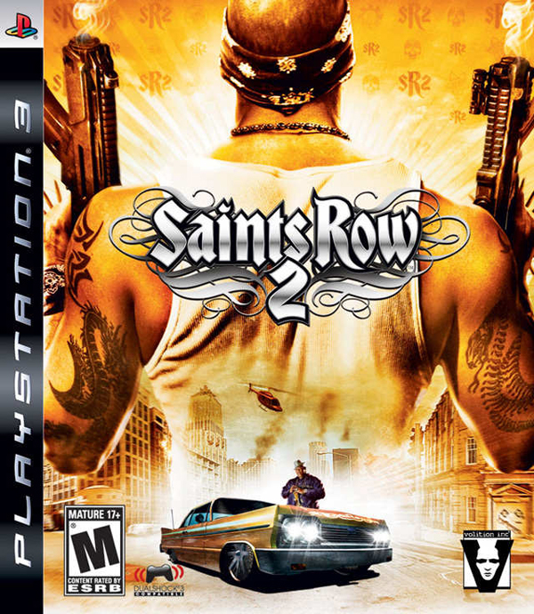 Saints Row 2 Video Game Back Title by WonderClub