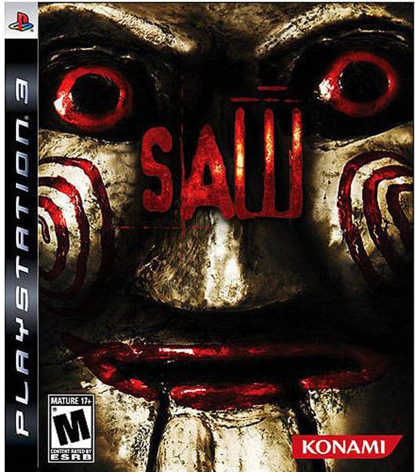 Saw (video Game) Video Game Back Title by WonderClub