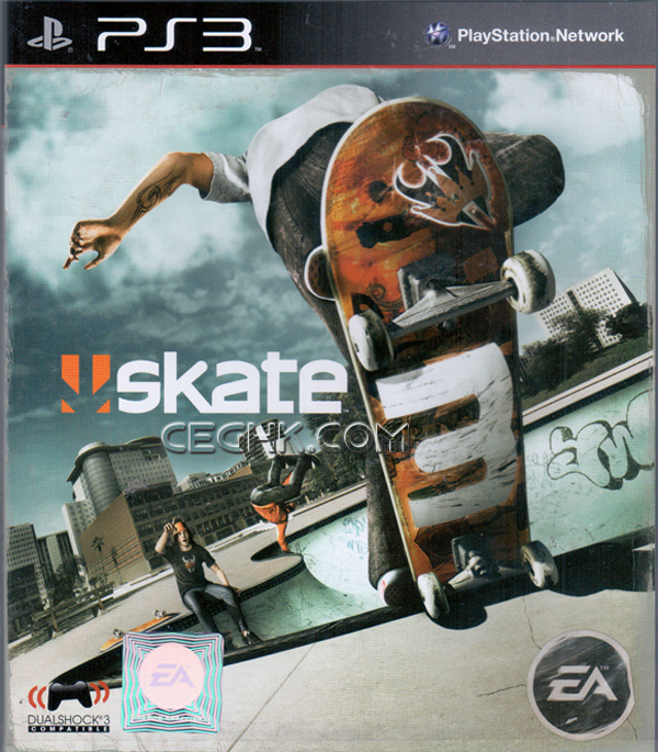 Skate 3 Video Game Back Title by WonderClub