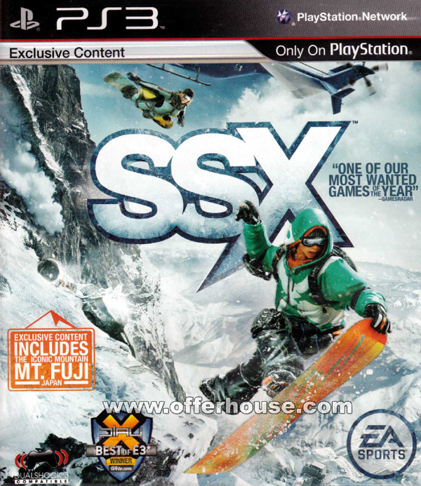 SSX (2012 Video Game) Video Game Back Title by WonderClub