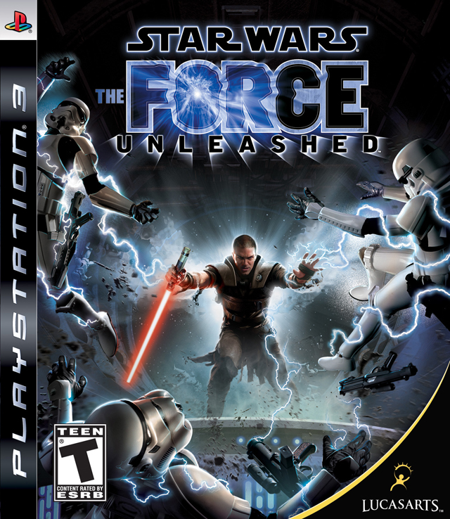 Star Wars: The Force Unleashed Video Game Back Title by WonderClub