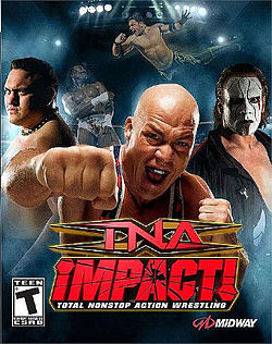TNA Impact!  Video Game Back Title by WonderClub