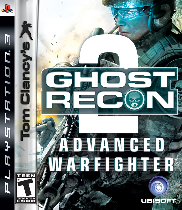Tom Clancy's Ghost Recon Advanced Warfighter 2 Video Game Back Title by WonderClub