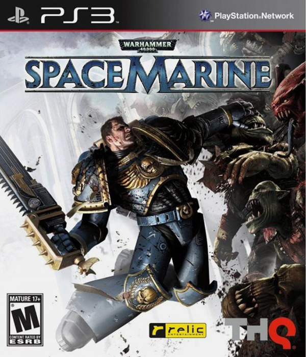 Warhammer 40,000: Space Marine Video Game Back Title by WonderClub