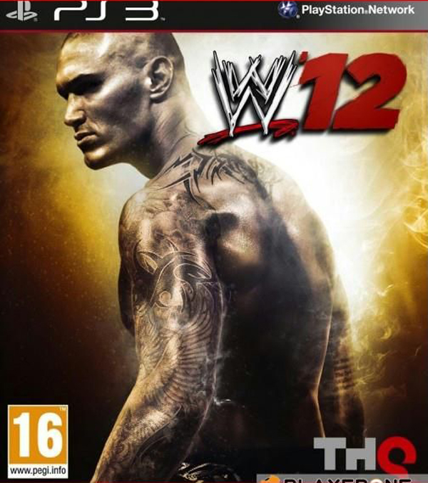 WWE '12 Video Game Back Title by WonderClub