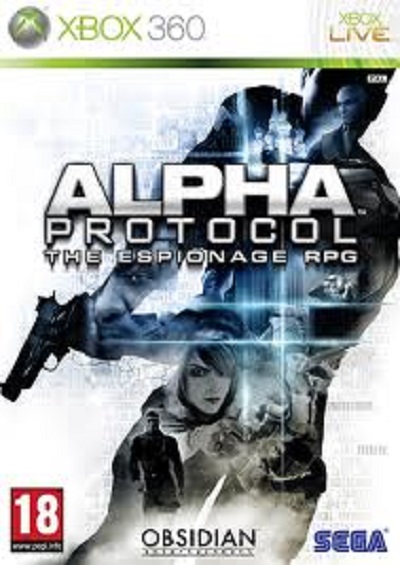Alpha Protocol Video Game Back Title by WonderClub