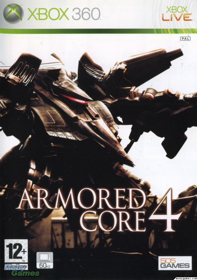 Armored Core 4 Video Game Back Title by WonderClub
