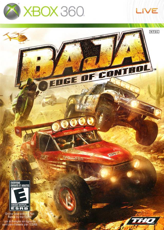 Baja: Edge Of Control Video Game Back Title by WonderClub