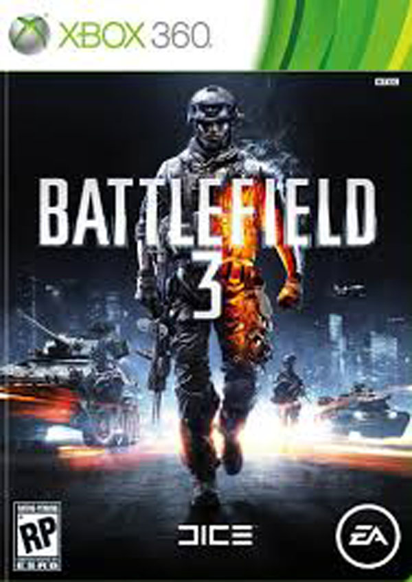 Battlefield 3 Video Game Back Title by WonderClub