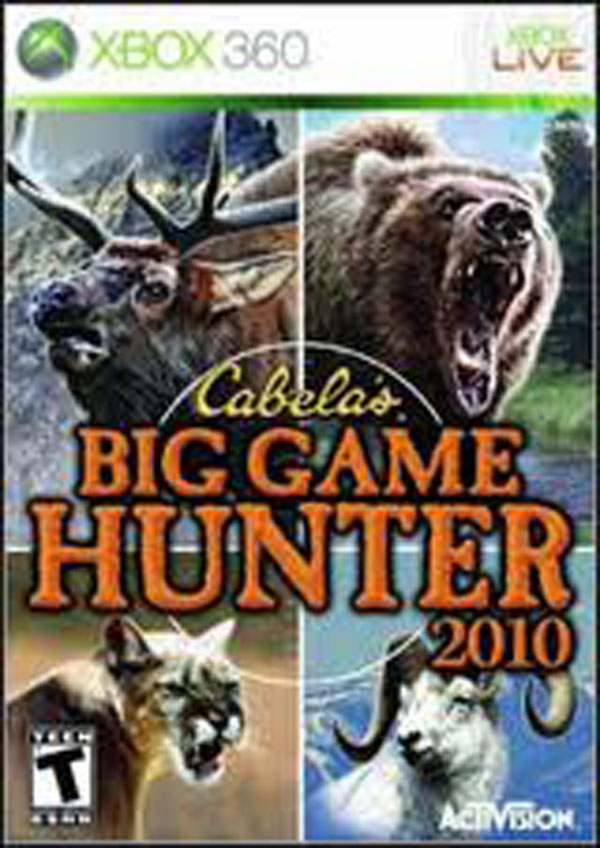 Cabela's Big Game Hunter 2010 Video Game Back Title by WonderClub