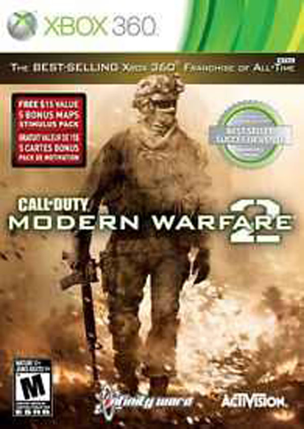Call Of Duty: Modern Warfare 2 Video Game Back Title by WonderClub