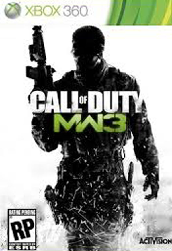 Call Of Duty: Modern Warfare 3 Video Game Back Title by WonderClub