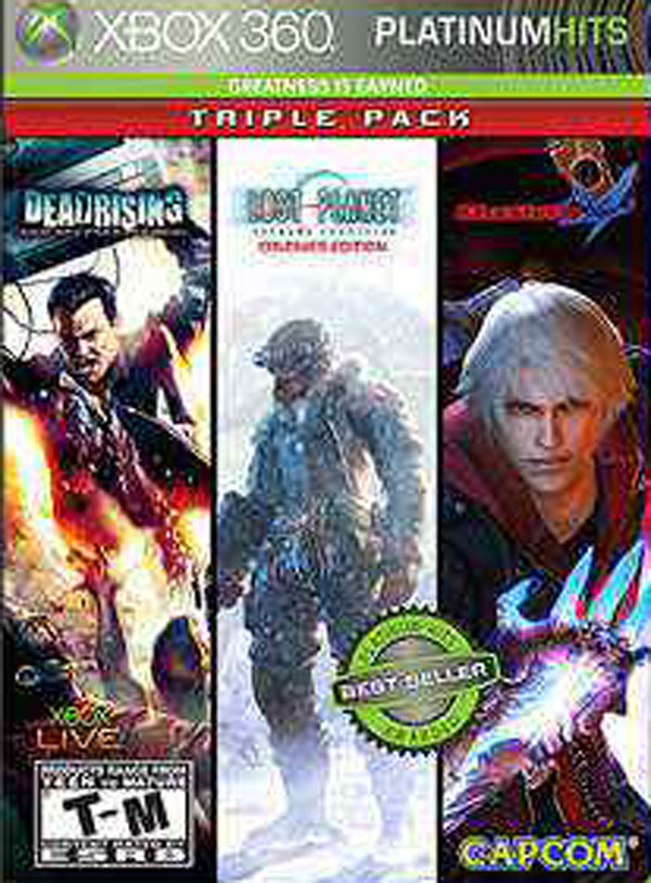 Capcom Platinum Hits Triple Pack Video Game Back Title by WonderClub