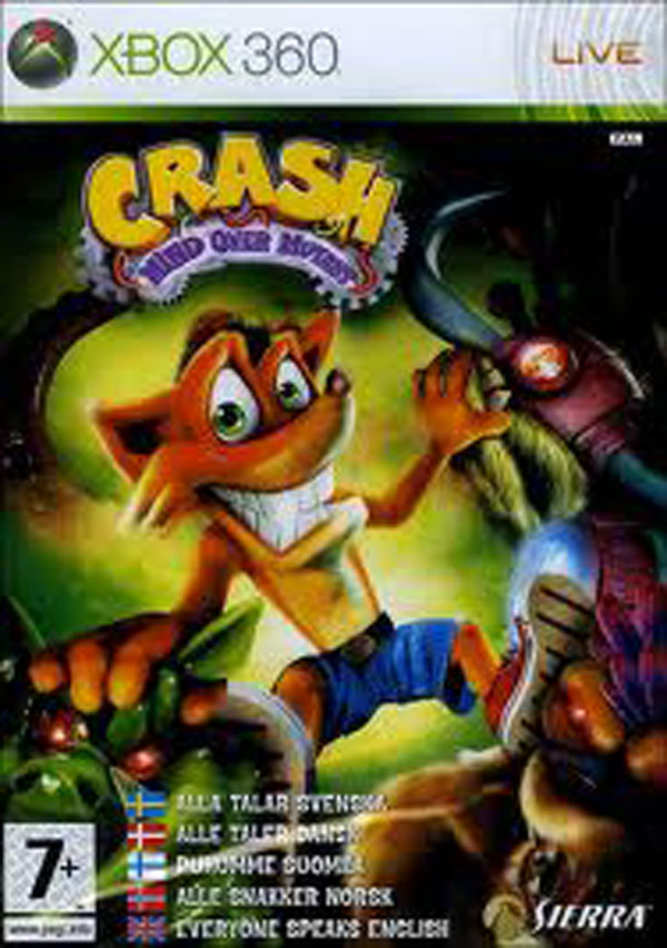 Crash: Mind Over Mutant Video Game Back Title by WonderClub