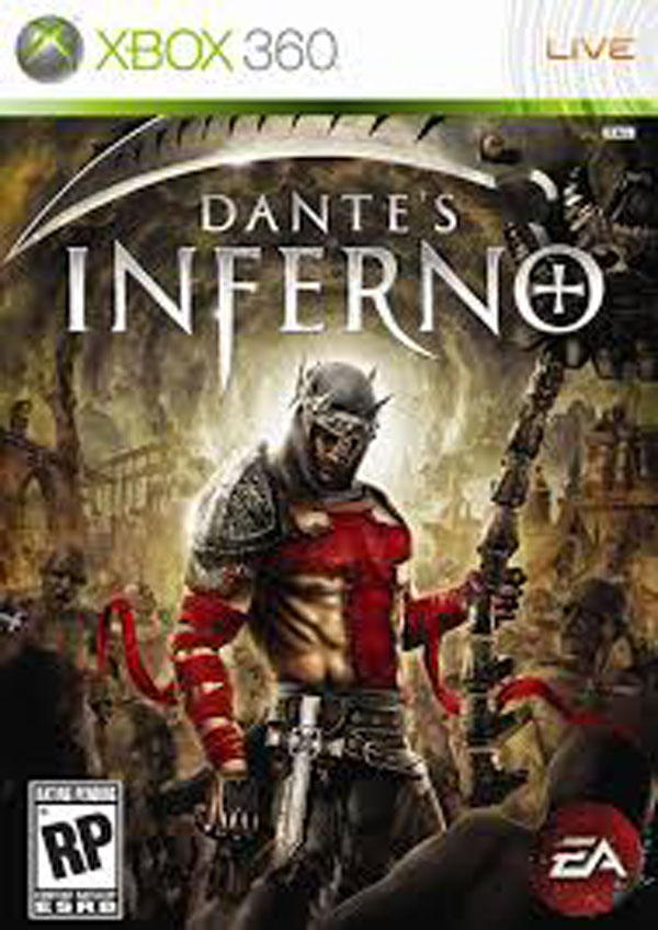 Dante's Inferno Video Game Back Title by WonderClub