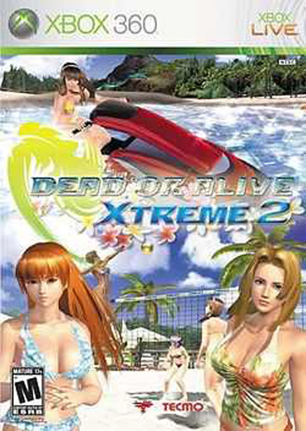 Dead Or Alive Xtreme 2 Video Game Back Title by WonderClub