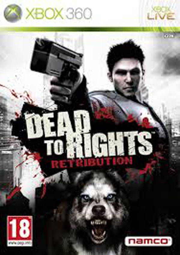 Dead To Rights: Retribution Video Game Back Title by WonderClub