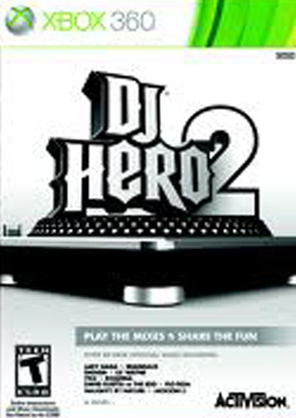 DJ Hero 2 Video Game Back Title by WonderClub