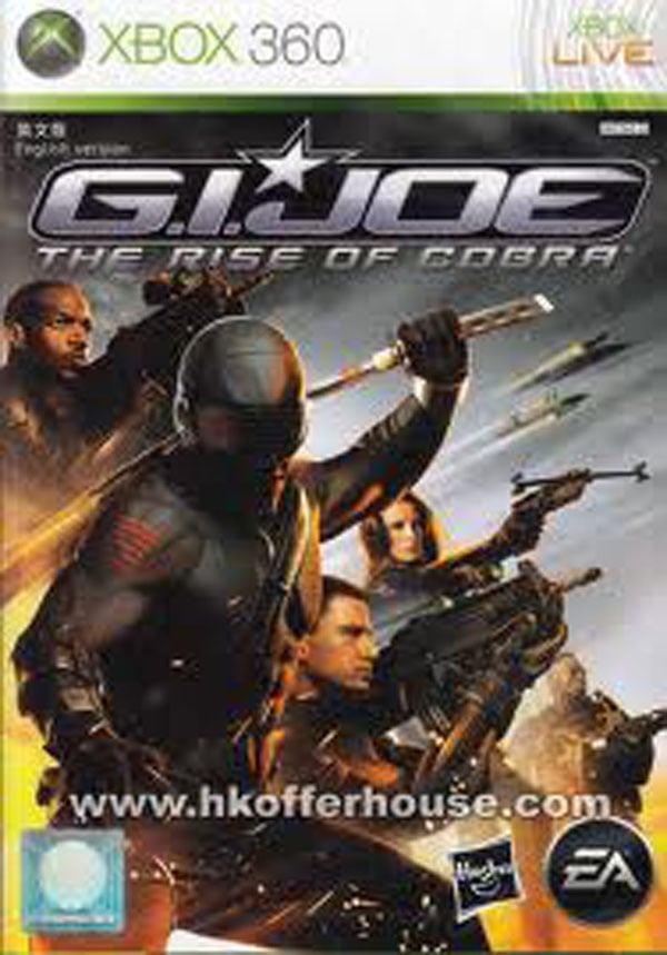 G.I. Joe: The Rise Of Cobra  Video Game Back Title by WonderClub