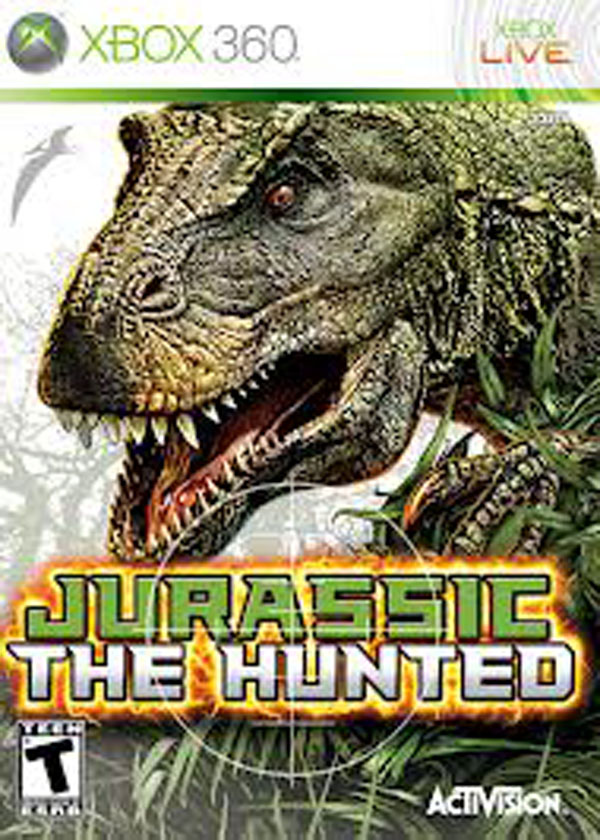 Jurassic: The Hunted Video Game Back Title by WonderClub