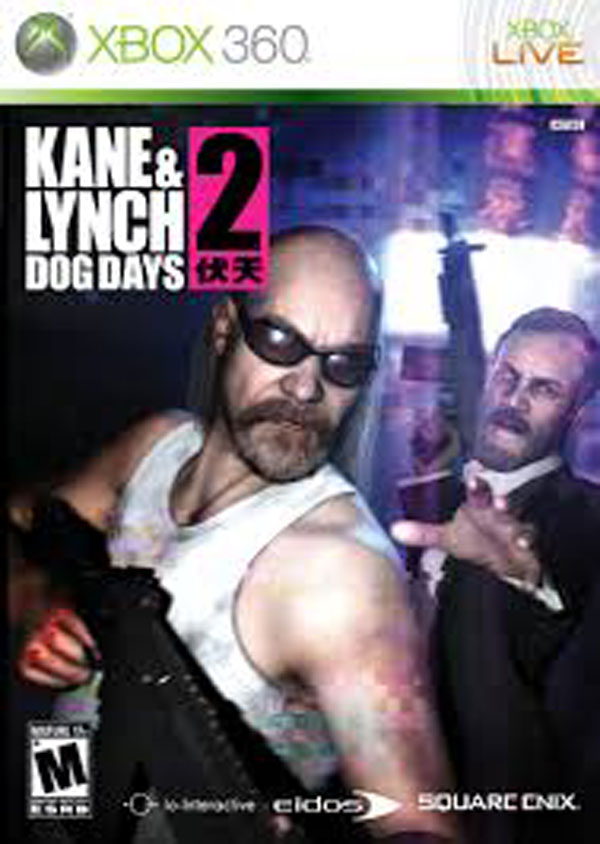 Kane & Lynch 2: Dog Days Video Game Back Title by WonderClub