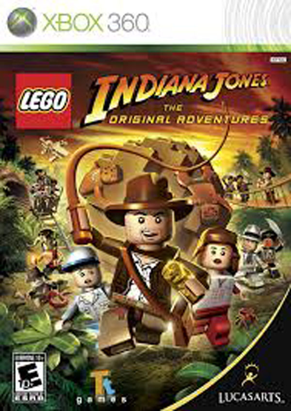 Lego Indiana Jones: The Original Adventures Video Game Back Title by WonderClub