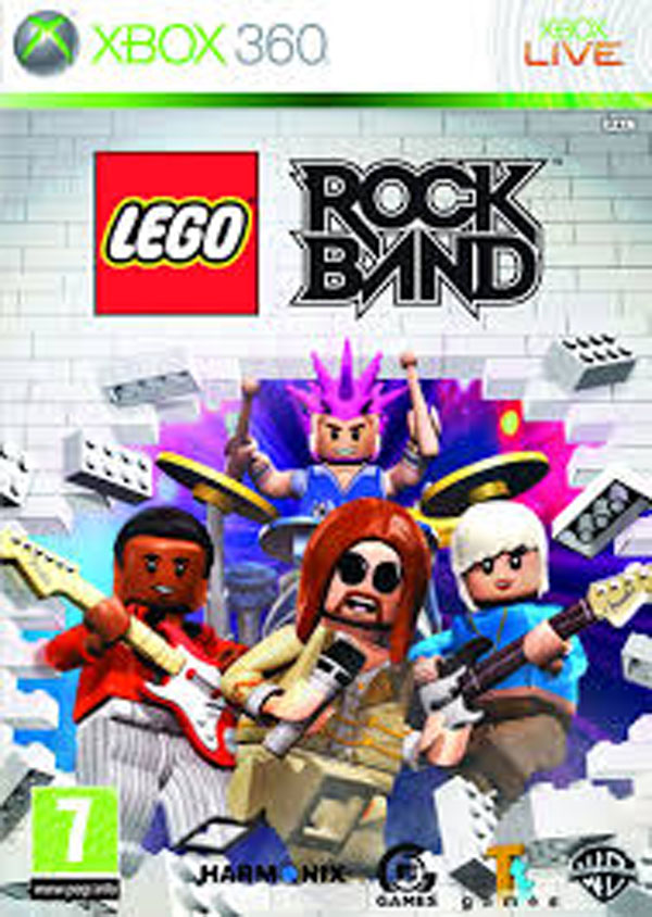 Lego Rock Band Video Game Back Title by WonderClub