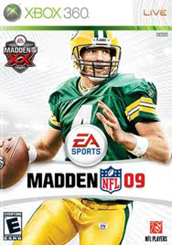 Madden NFL 09 Video Game Back Title by WonderClub