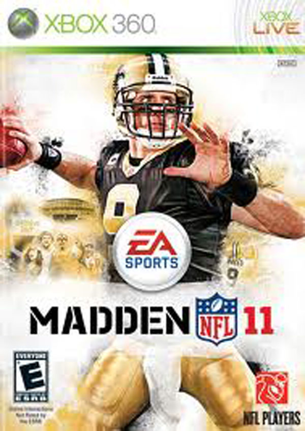 Madden NFL 11 Video Game Back Title by WonderClub