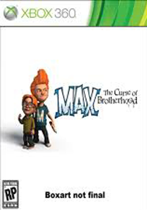 Max: The Curse Of Brotherhood Video Game Back Title by WonderClub