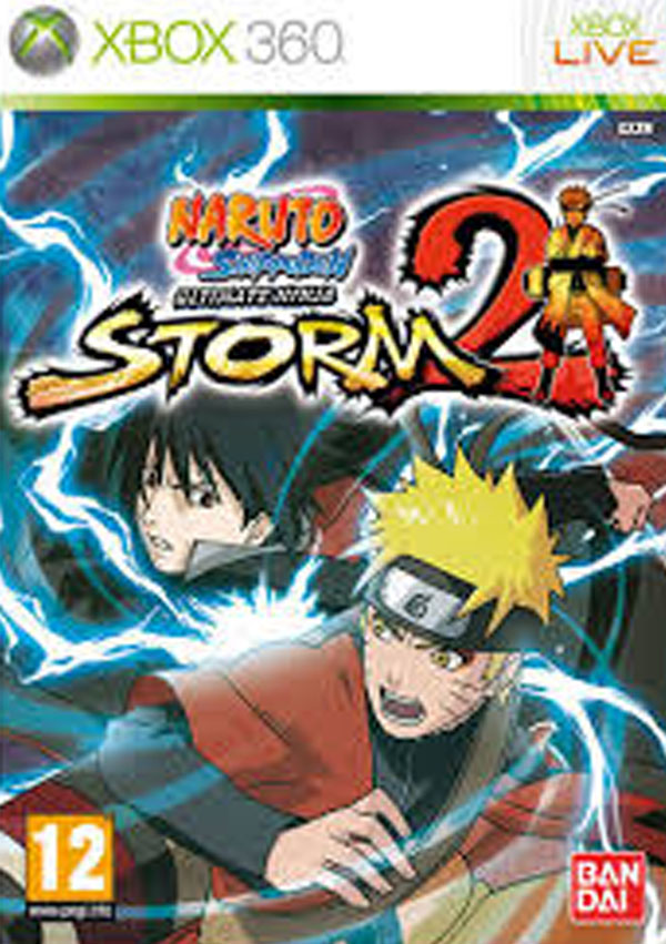 Naruto Shippuden: Ultimate Ninja Storm 2 Video Game Back Title by WonderClub
