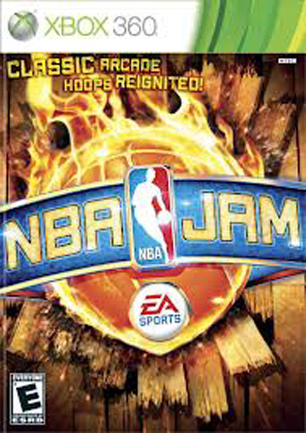 NBA Jam Video Game Back Title by WonderClub