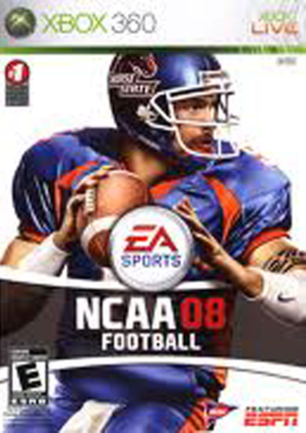 NCAA Football 08 Video Game Back Title by WonderClub