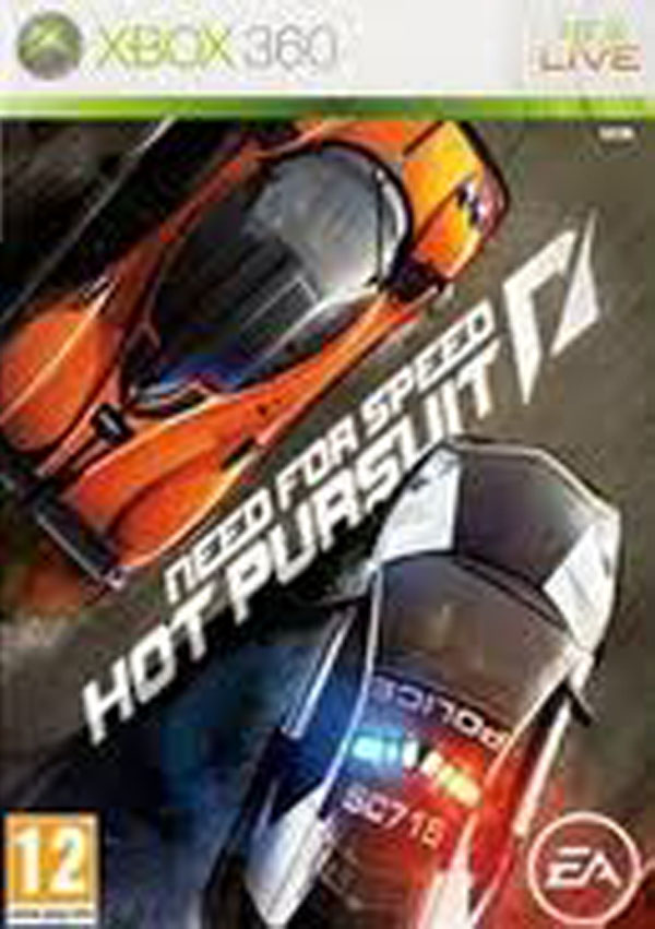 Need For Speed: Hot Pursuit Video Game Back Title by WonderClub