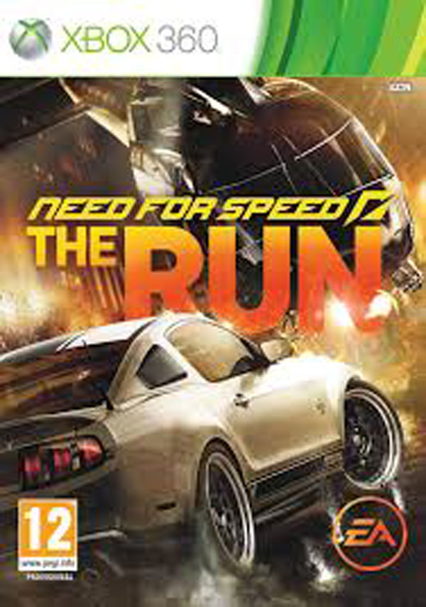 Need For Speed: The Run Video Game Back Title by WonderClub