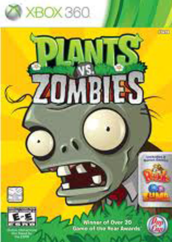 Plants Vs. Zombies Video Game Back Title by WonderClub