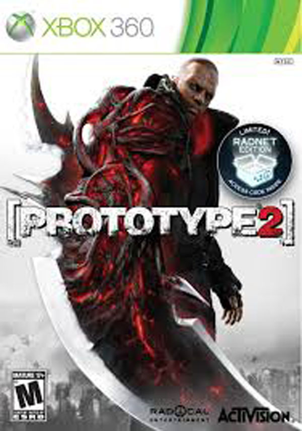 Prototype 2 Video Game Back Title by WonderClub