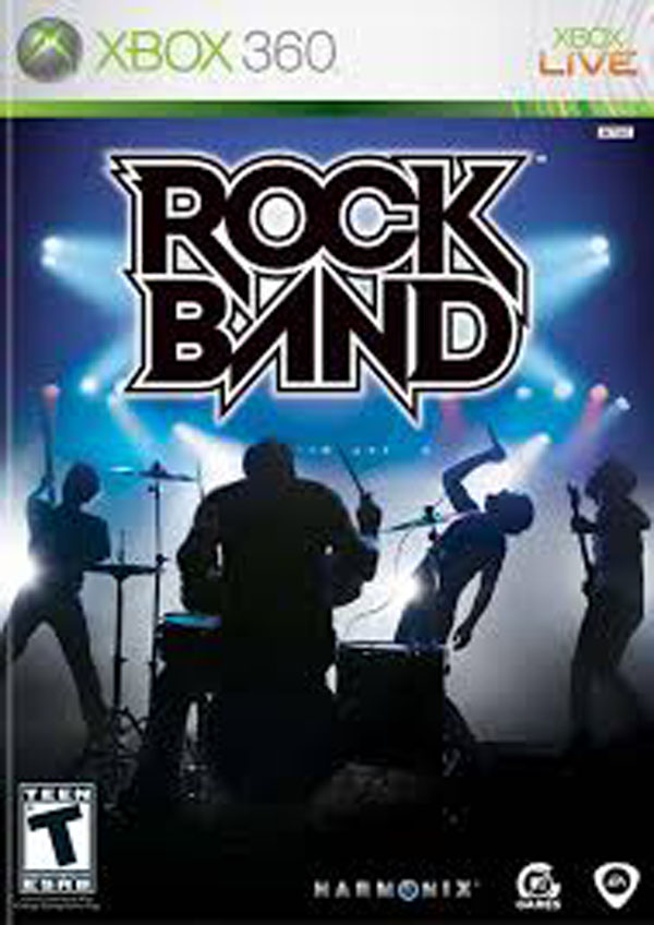 Rock Band  Video Game Back Title by WonderClub