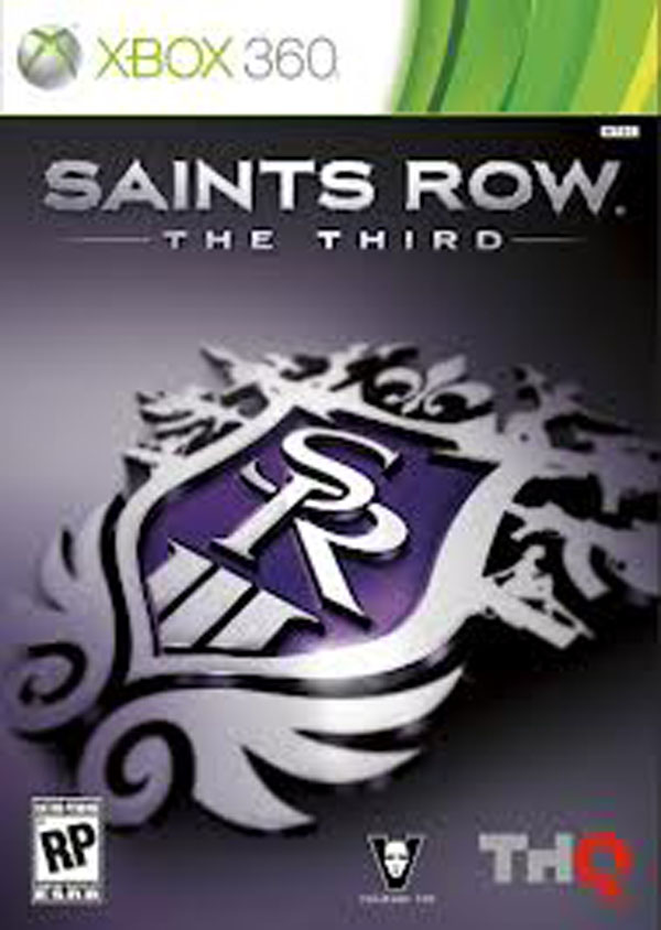 Saints Row: The Third Video Game Back Title by WonderClub