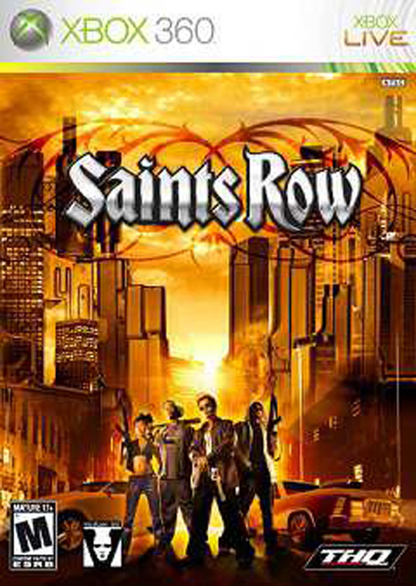 Saints Row Video Game Back Title by WonderClub